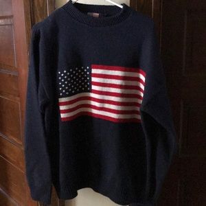 American Flag Olympic Sweater Polo